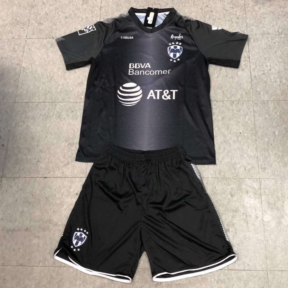 Rayados de Monterrey Away Black Set 17-18 Sz small